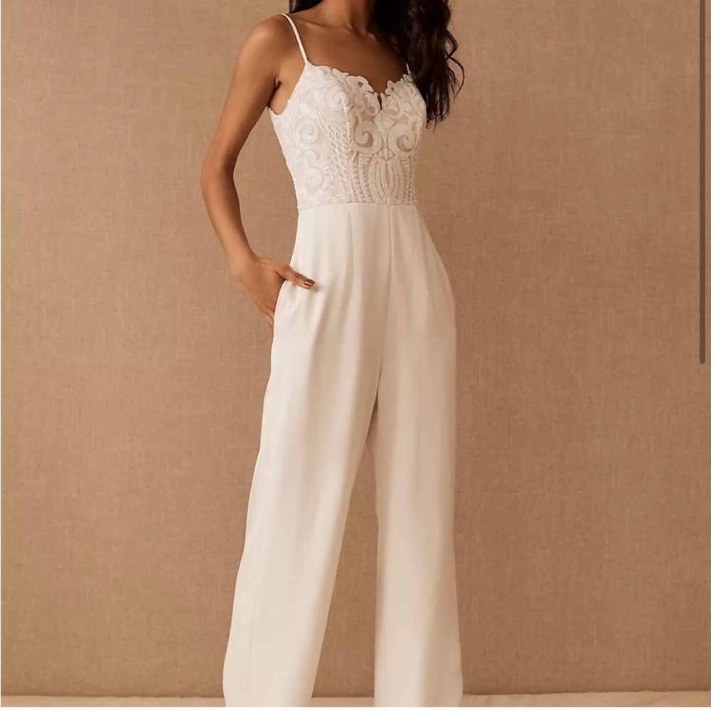 BHLDN Hayley Paige, Harvey sequin jumpsuit